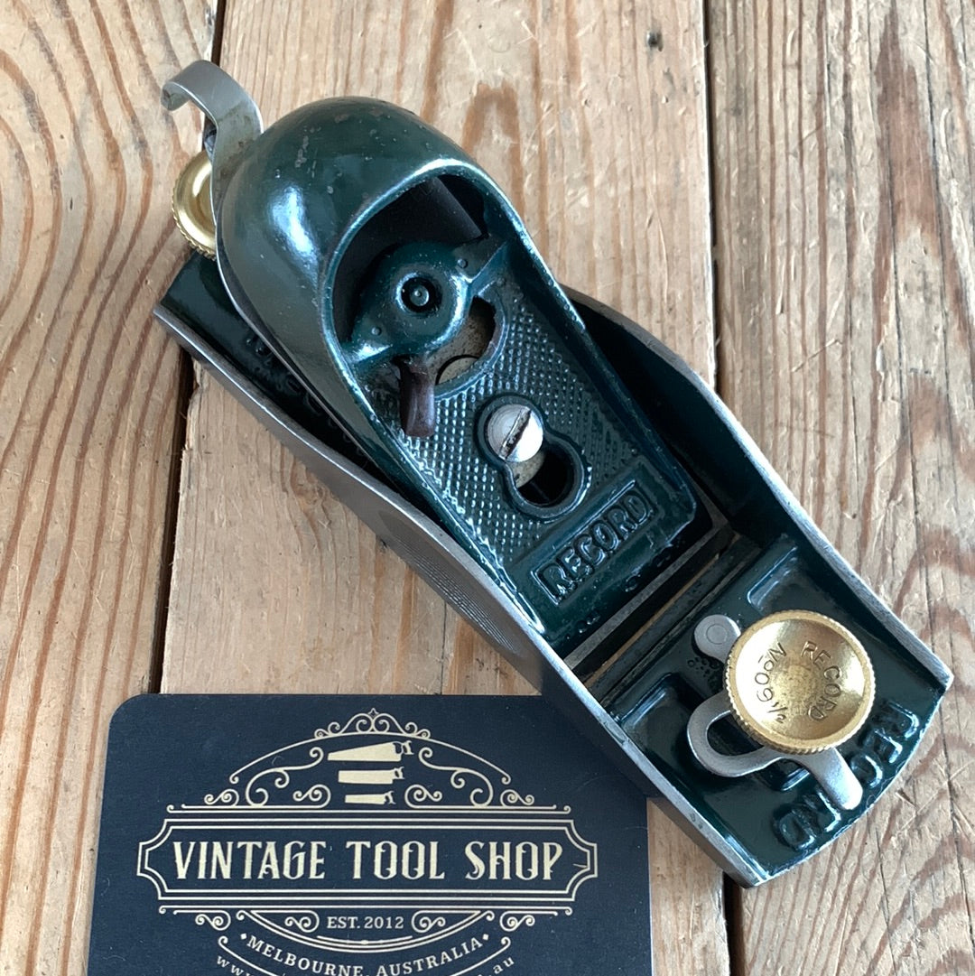 SOLD D981 Vintage RECORD England No.09 1/2 Block PLANE