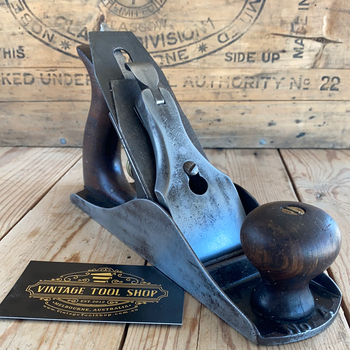 SOLD Vintage STANLEY USA No.4 Type 7 1893-1899 smoothing PLANE Rosewood handles T7978