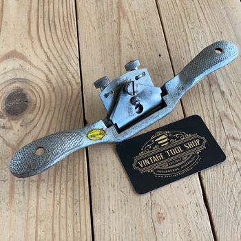 SOLD Vintage STANLEY England Malleable Iron “UNBREAKABLE” SPOKESHAVE T8169