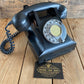 SOLD Vintage BLACK BAKELITE PHONE display item T4359