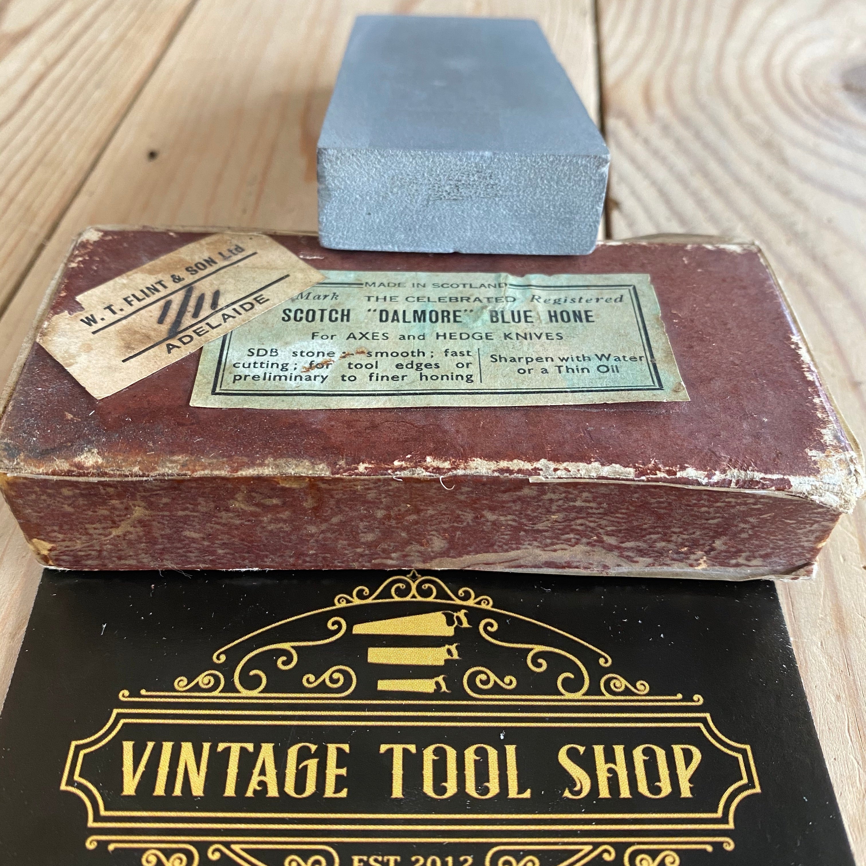 Sharpening stone Dalmore blue - outlet natural hone from Scotland