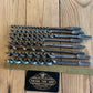 SOLD T9586 Vintage mixed lot of MATHIESON & other makers 8 x AUGER BITS