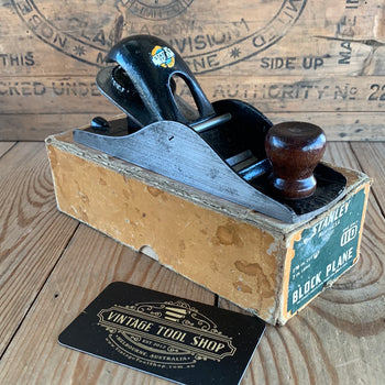 SOLD T9613 Vintage STANLEY Sweetheart No.110 BLOCK PLANE IOB