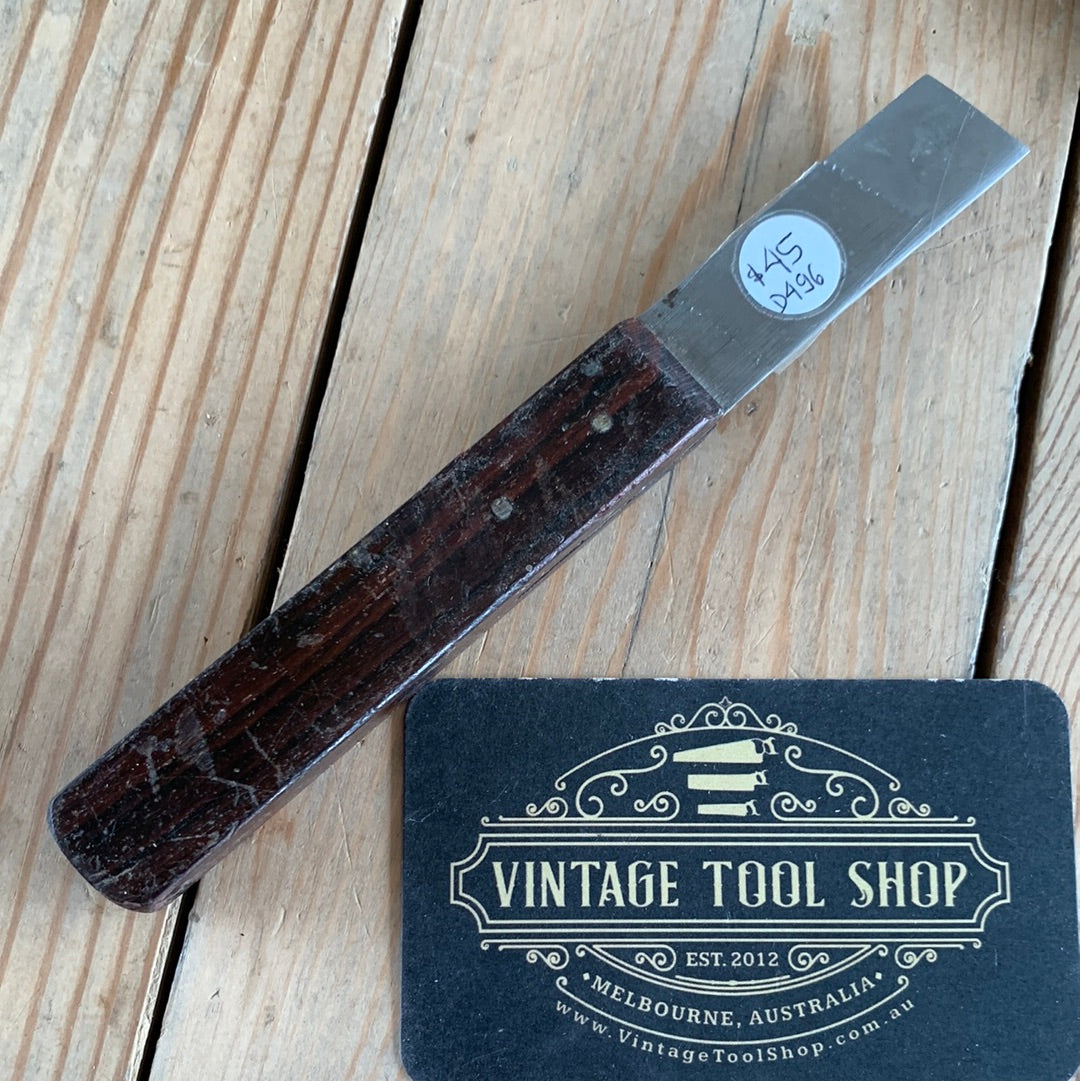 SOLD D490-D499 Vintage 1x Rosewood & hardwood handled MARKING KNIFE