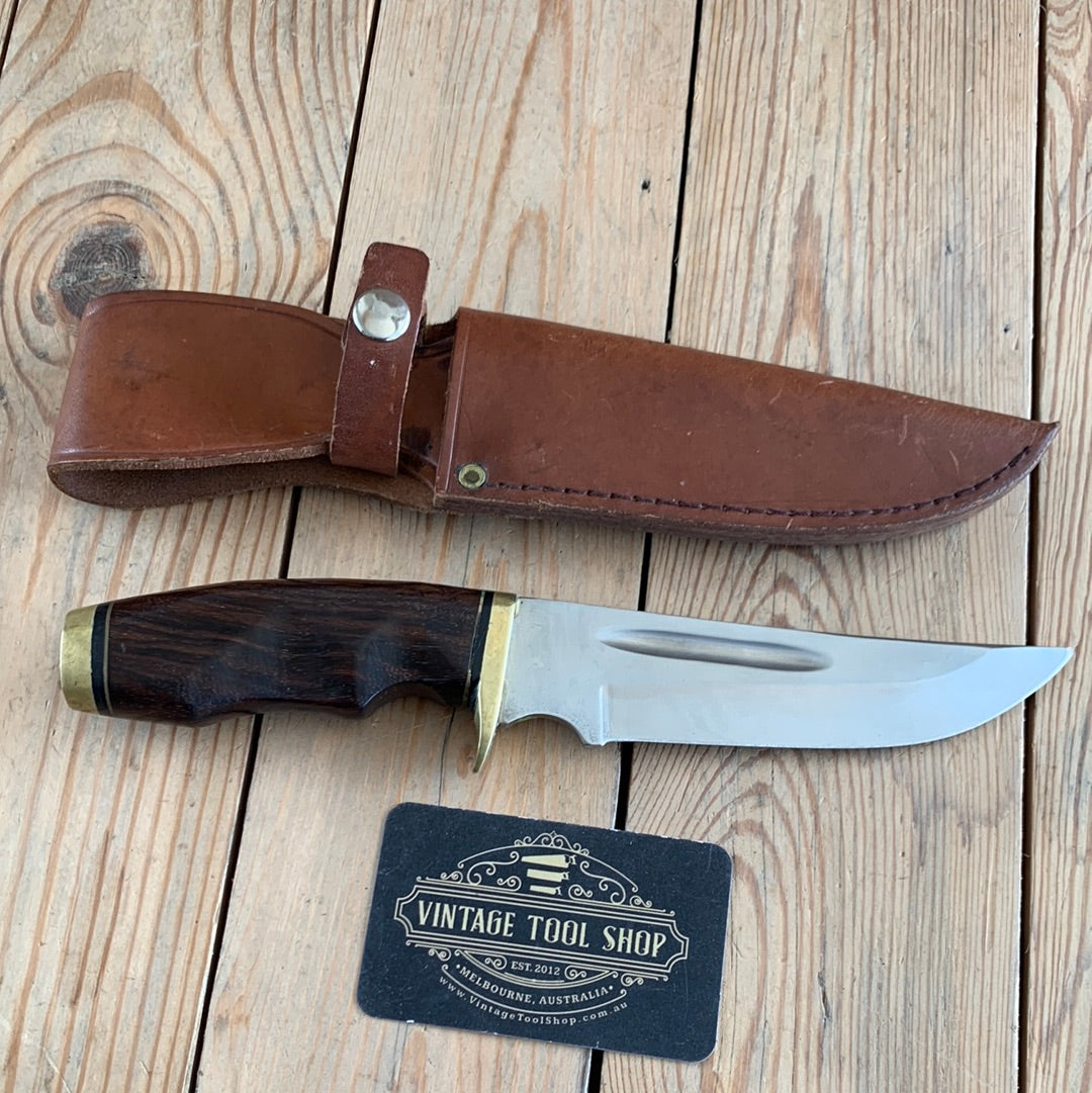 SOLD K17 Vintage HUNTING KNIFE with Rosewood handle