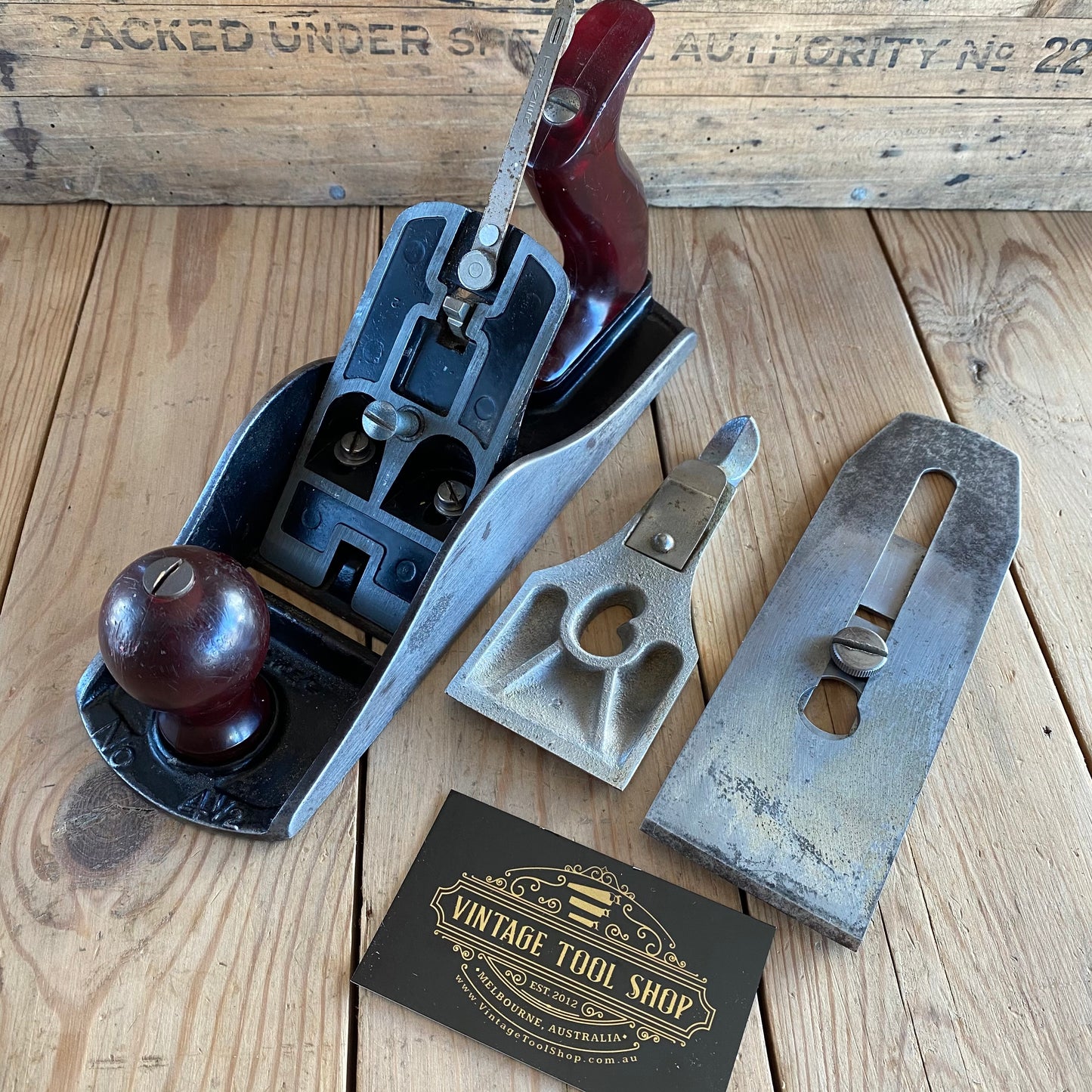 SOLD SCARCE! Vintage Australian TURNER No.4 1/2 smoothing PLANE T7318