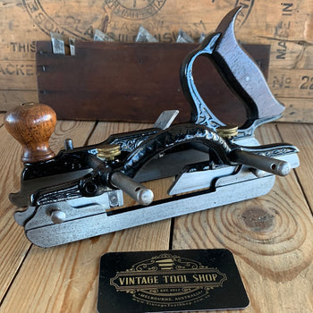 SOLD i96 Antique STANLEY USA No.46 Combination PLANE with cutters