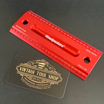WP22 Contemporary WOODPECKERS 6” ruler USA made
