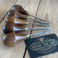 SOLD T10050 Vintage set of 5x Carving CHISELS