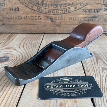 SOLD T9838 Antique LOW ANGLE Irish CHARIOT plane with Mahogany handle