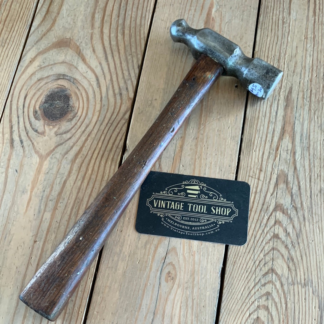 SOLD T9909 Vintage WORKSHOP MADE BALL peen HAMMER