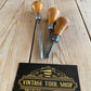 SOLD Vintage set of 3 x MOORE & WRIGHT England SMALL  SCREWDRIVERS T10027