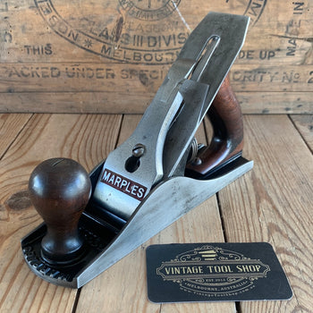 SOLD H64 Vintage MARPLES England No.4 smoothing PLANE