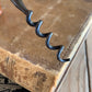 SOLD Vintage wooden handle BOTTLE OPENER CORKSCREW T7529