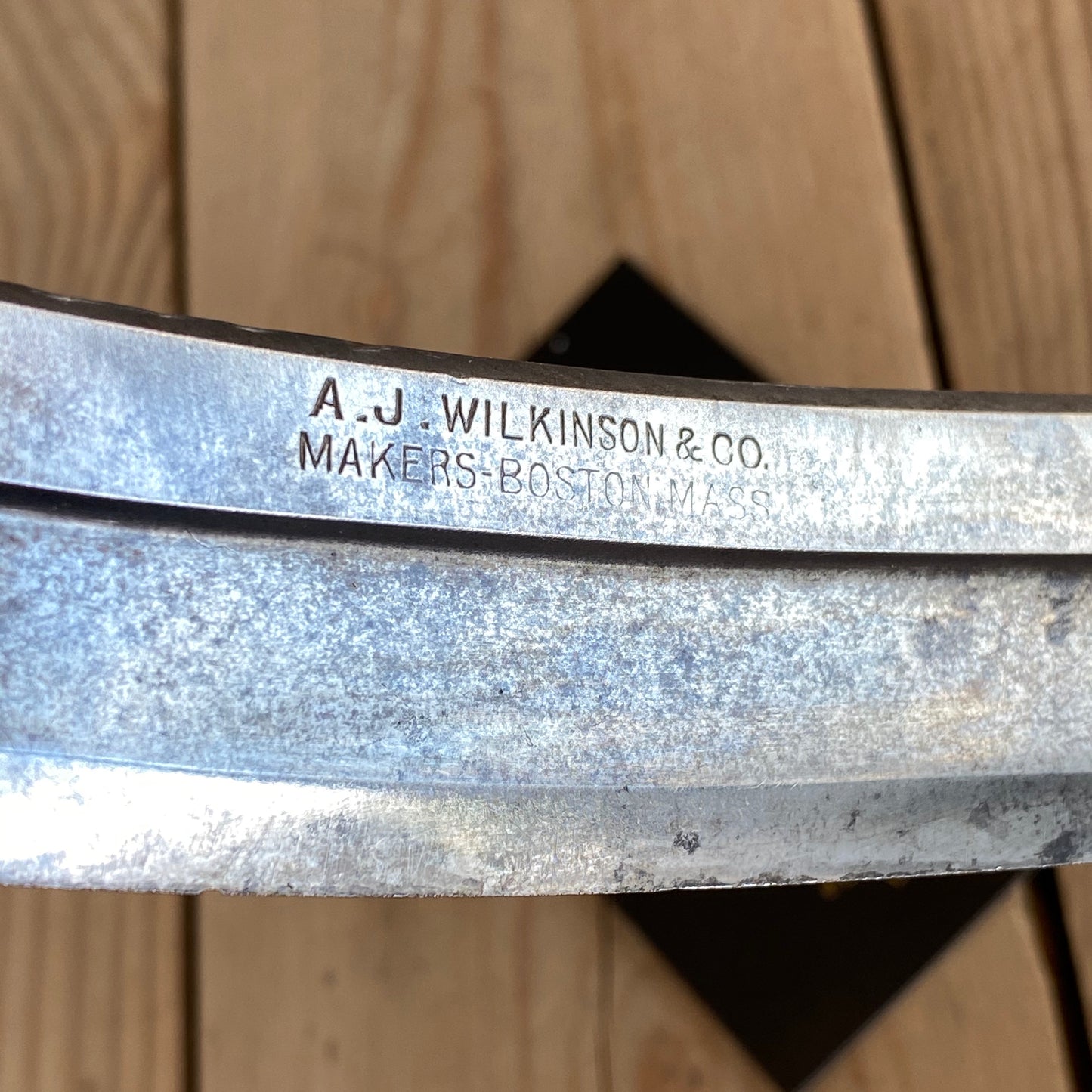 SOLD Vintage WILKINSON USA wood shaving DRAWKNIFE T6917