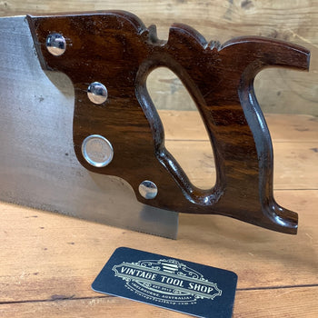 SOLD S473 Vintage SHARP! Premium Quality ATKINS No:400 FINE XCUT hand SAW