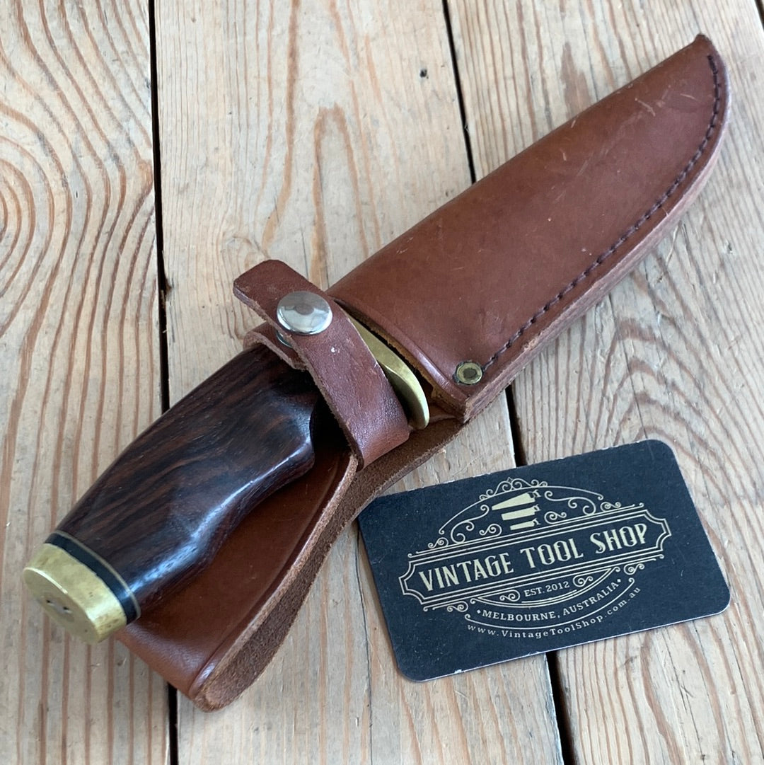 SOLD K17 Vintage HUNTING KNIFE with Rosewood handle