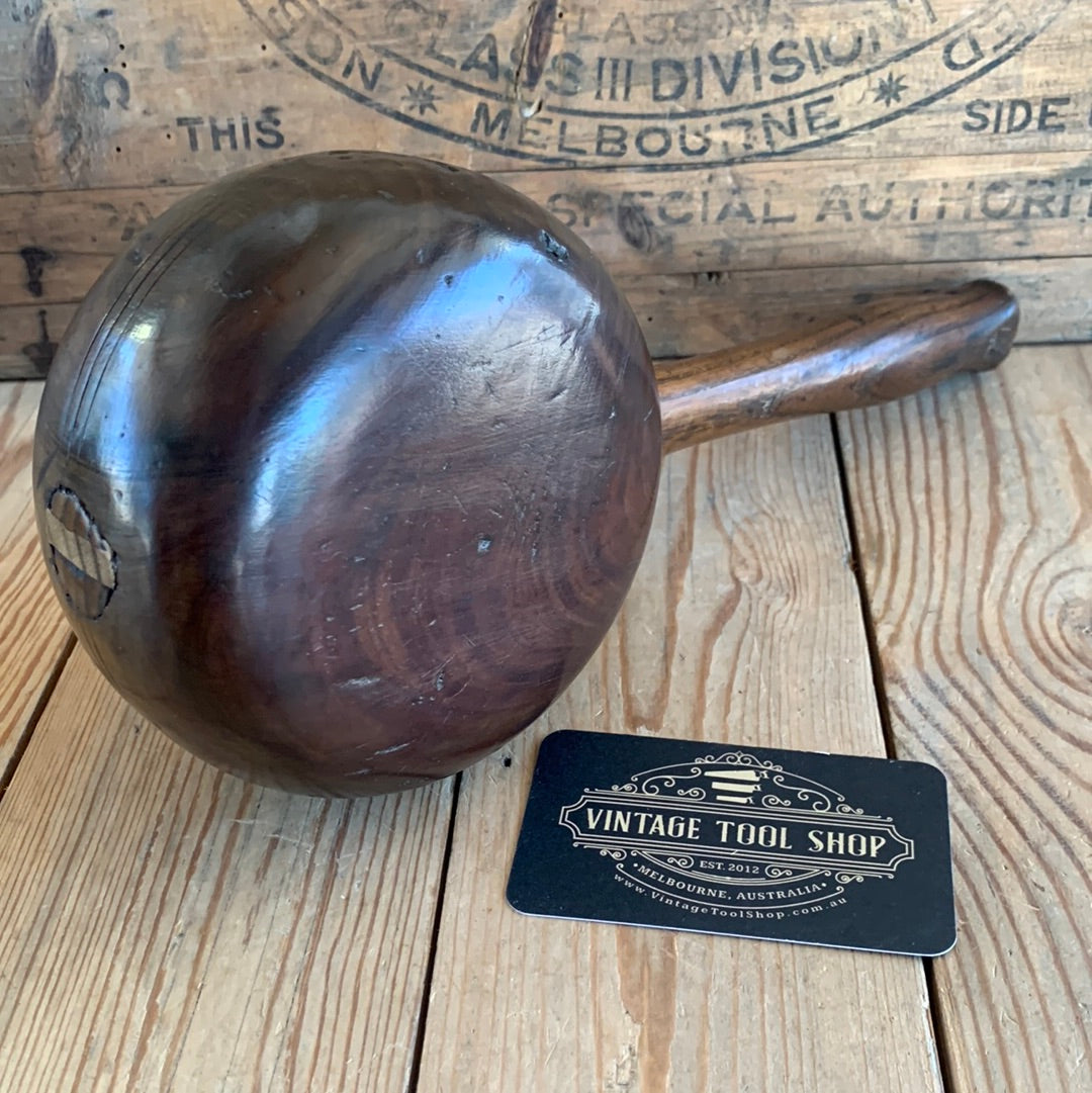 SOLD D294 Vintage LIGNUM VITAE Wood Saddlers MALLET