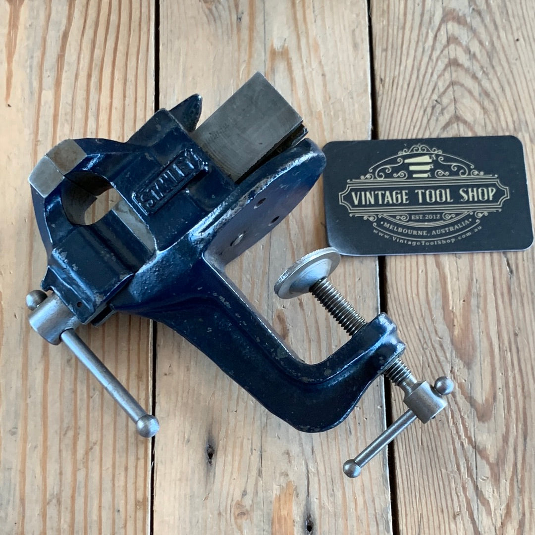 SOLD T9781 Vintage small STANLEY USA “Victor Vise” No.742 Sweetheart VICE IOB