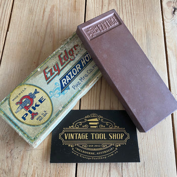 Antique PIKE EZY Edge Barber hone sharpening stone A37