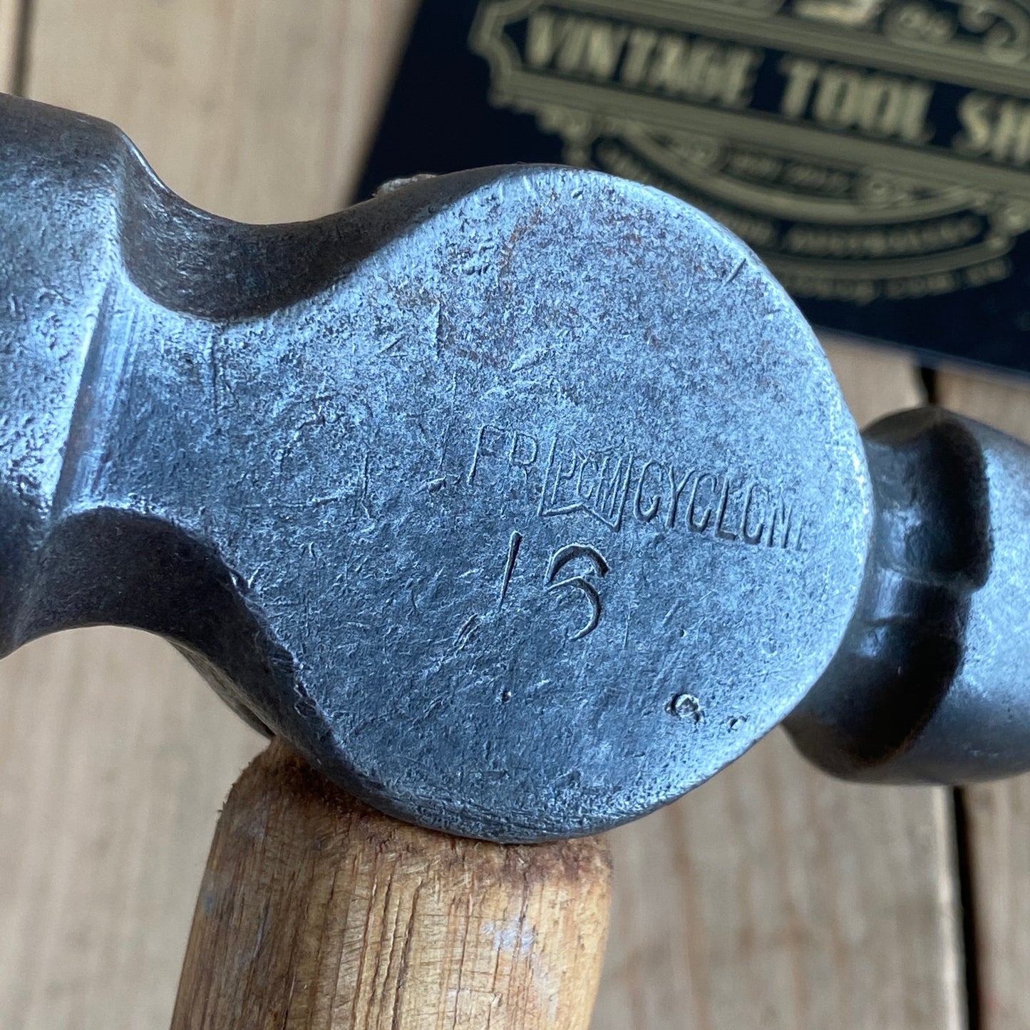 SOLD Vintage MILLER CYCLONE Australia Ball PEEN Hammer T5193