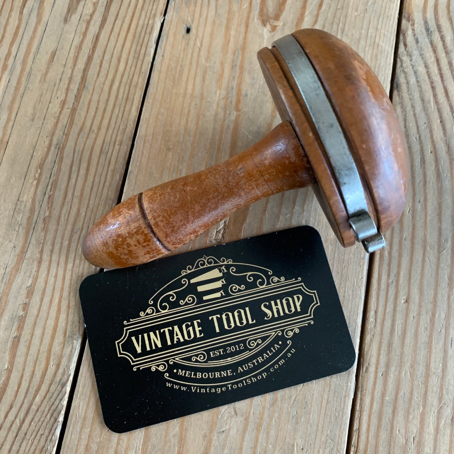SOLD T9648 Vintage patented DARNING MUSHROOM mending tool