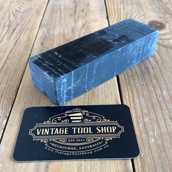 SOLD Vintage BLACK TURKEY STONE Natural Sharpening OILSTONE A205