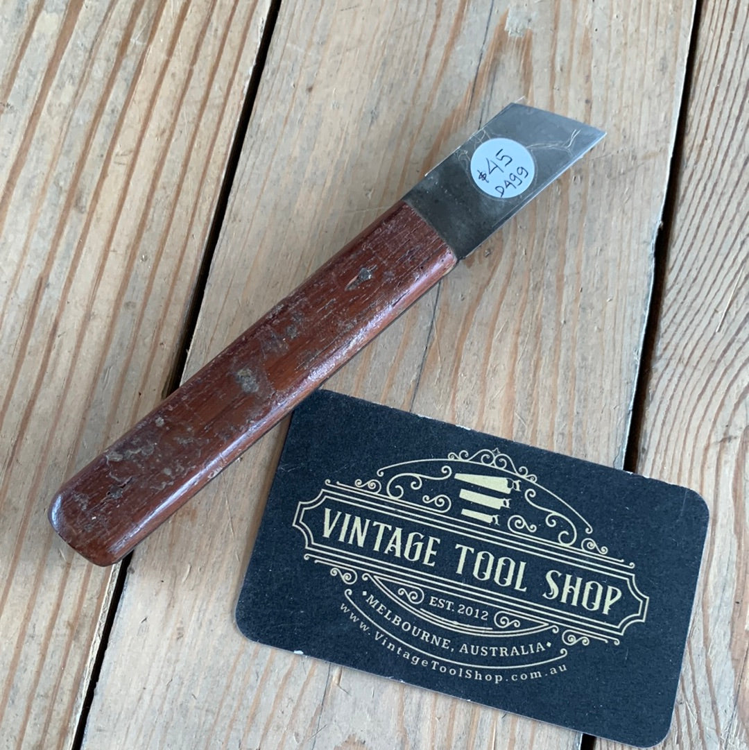 SOLD D490-D499 Vintage 1x Rosewood & hardwood handled MARKING KNIFE