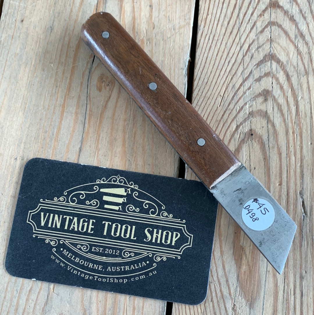 SOLD D490-D499 Vintage 1x Rosewood & hardwood handled MARKING KNIFE