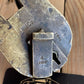 SOLD Antique working brass LOCK & KEY display item T8672