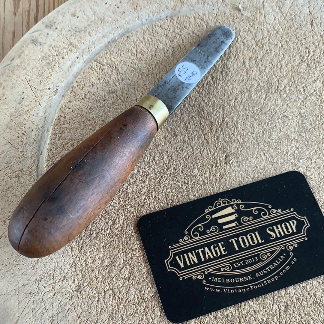 SOLD Vintage wooden handled OYSTER KNIFE by Henry Dixon T8480