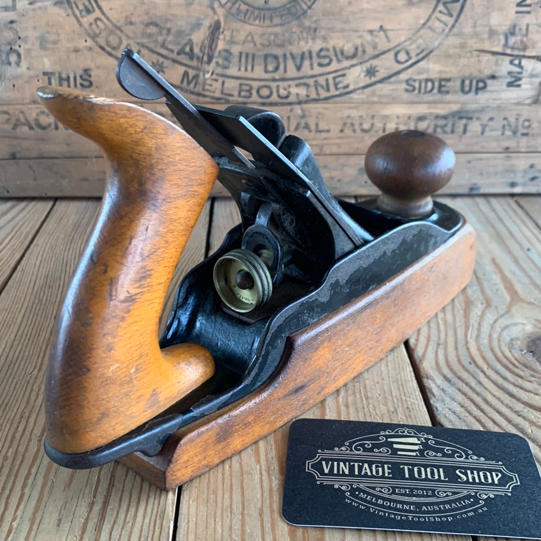 SOLD P95 Antique early STANLEY Rule & Level No.35 transitional plane