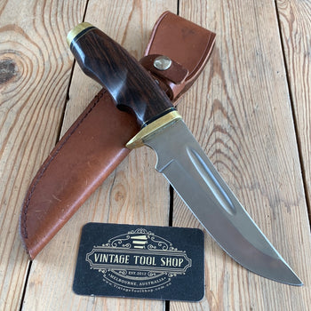 SOLD K17 Vintage HUNTING KNIFE with Rosewood handle