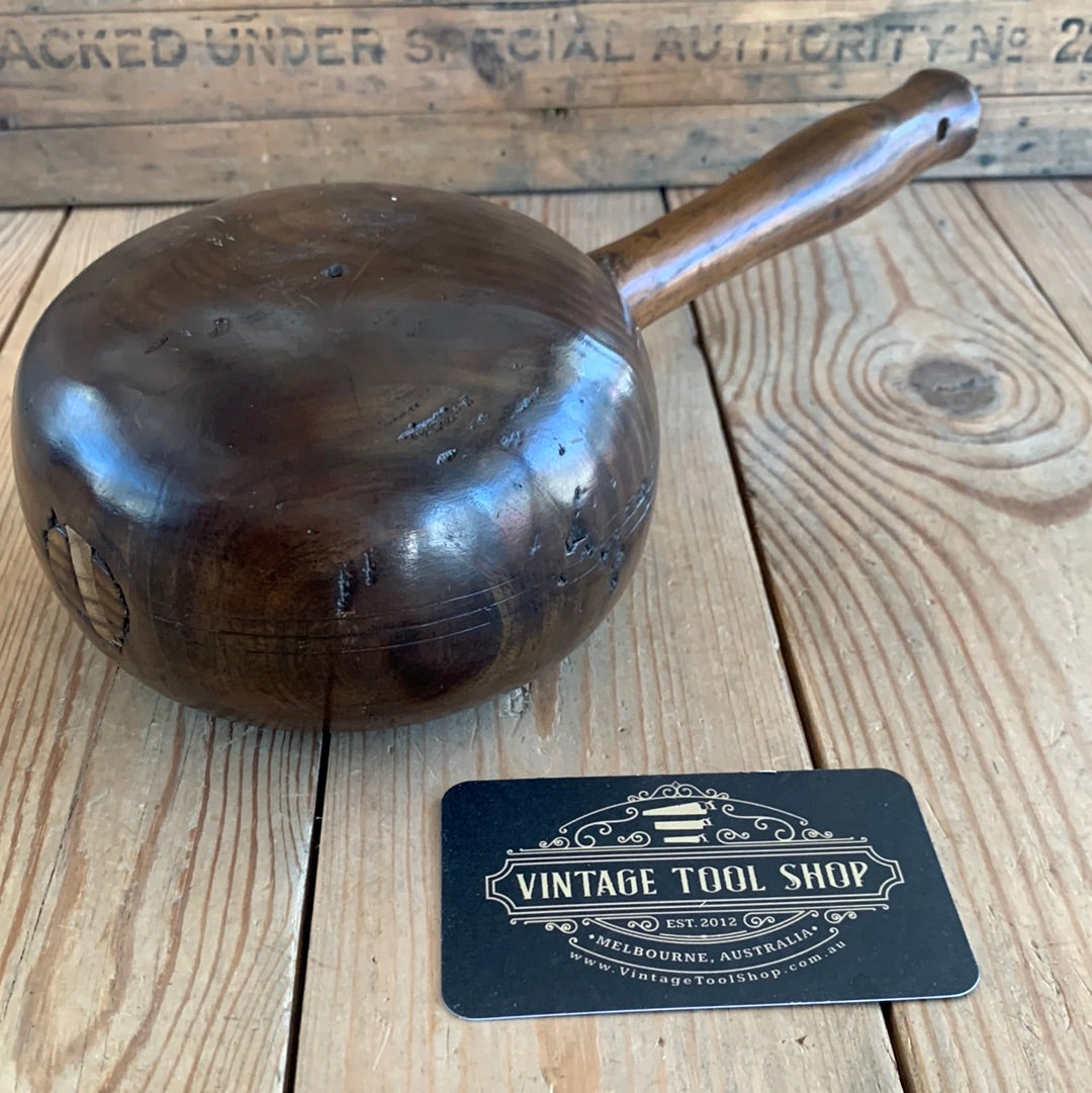 SOLD D294 Vintage LIGNUM VITAE Wood Saddlers MALLET