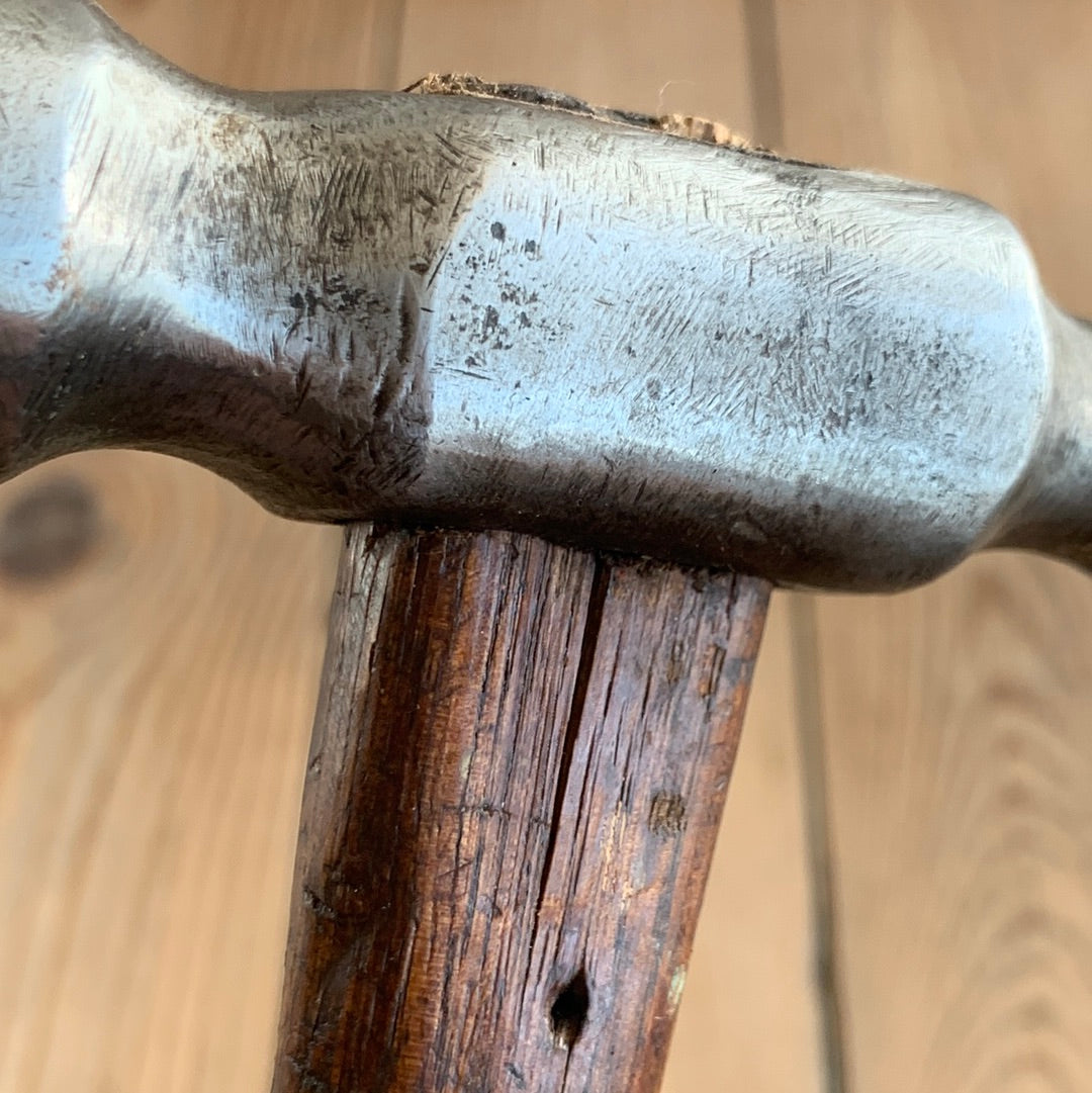 SOLD T9909 Vintage WORKSHOP MADE BALL peen HAMMER