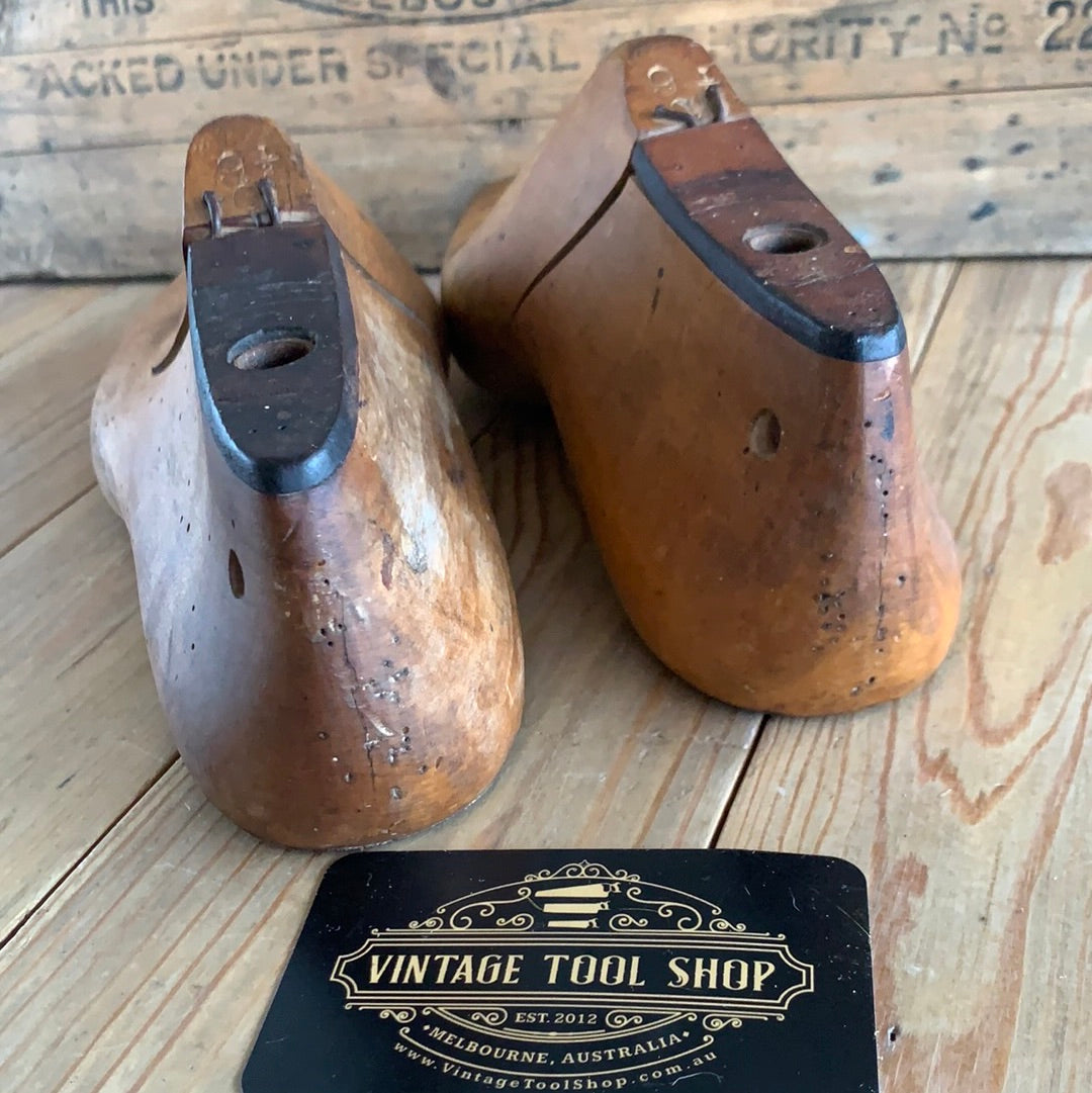 Vintage Wood Shoe Factory Last – Size 7-1/2 C 600 GEBL Co Industrial Mold #751