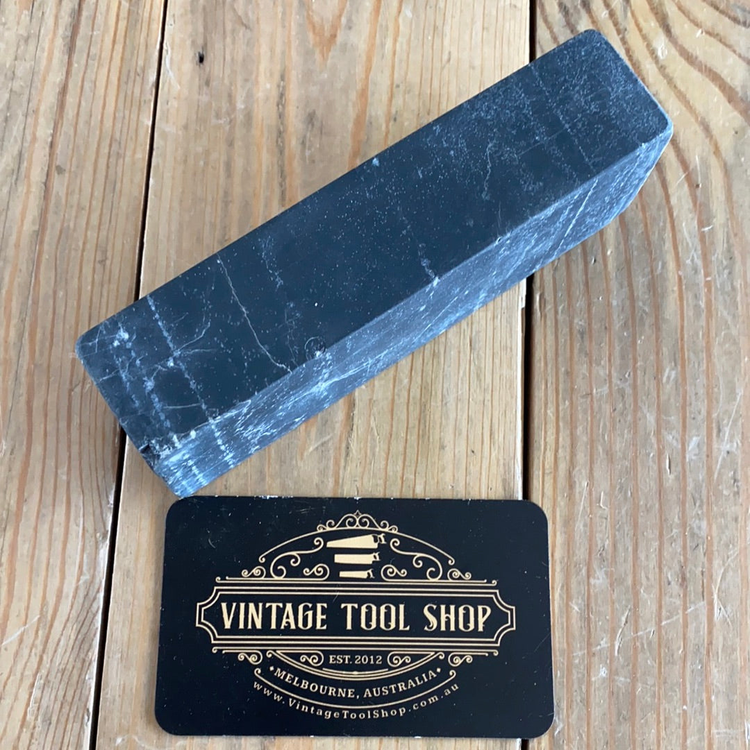 SOLD Vintage BLACK TURKEY STONE Natural Sharpening OILSTONE A205