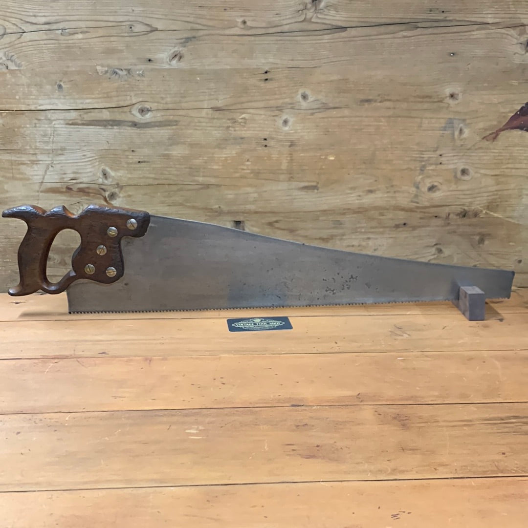 SOLD S375 Vintage SHARP & RARE! Premium Quality HENRY DISSTON & SONS D112 CROSSCUT SAW