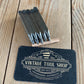SOLD T3987 Vintage set of 10 IMPERIAL England TINY steel NUMBER PUNCHES metal jewellery leather marking stamps tools