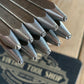 SOLD T3987 Vintage set of 10 IMPERIAL England TINY steel NUMBER PUNCHES metal jewellery leather marking stamps tools