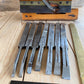SOLD Vintage JAMES HOWARTH Boxwood stem PLOUGH PLANE & 8x irons T3096