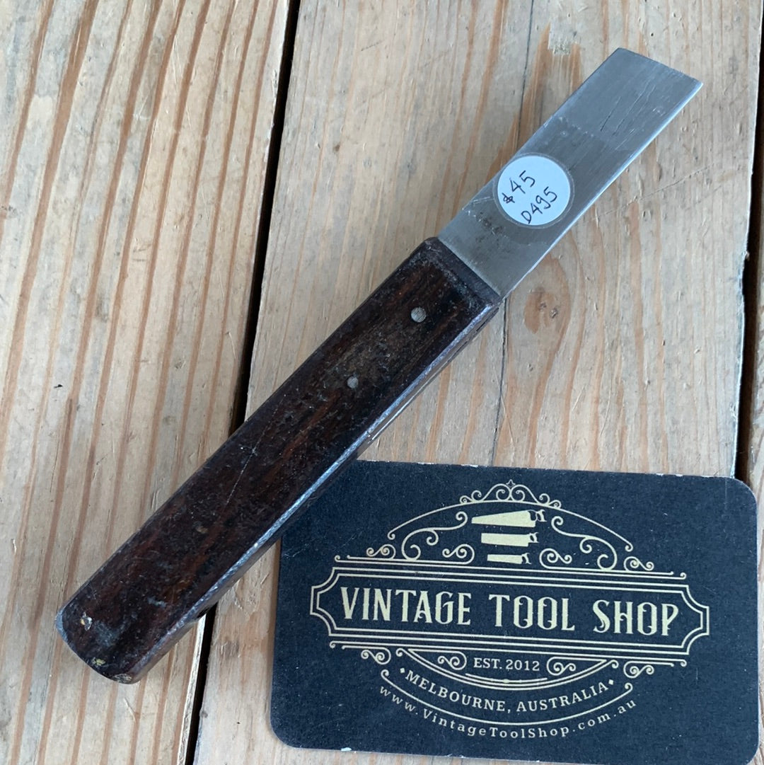 SOLD D490-D499 Vintage 1x Rosewood & hardwood handled MARKING KNIFE