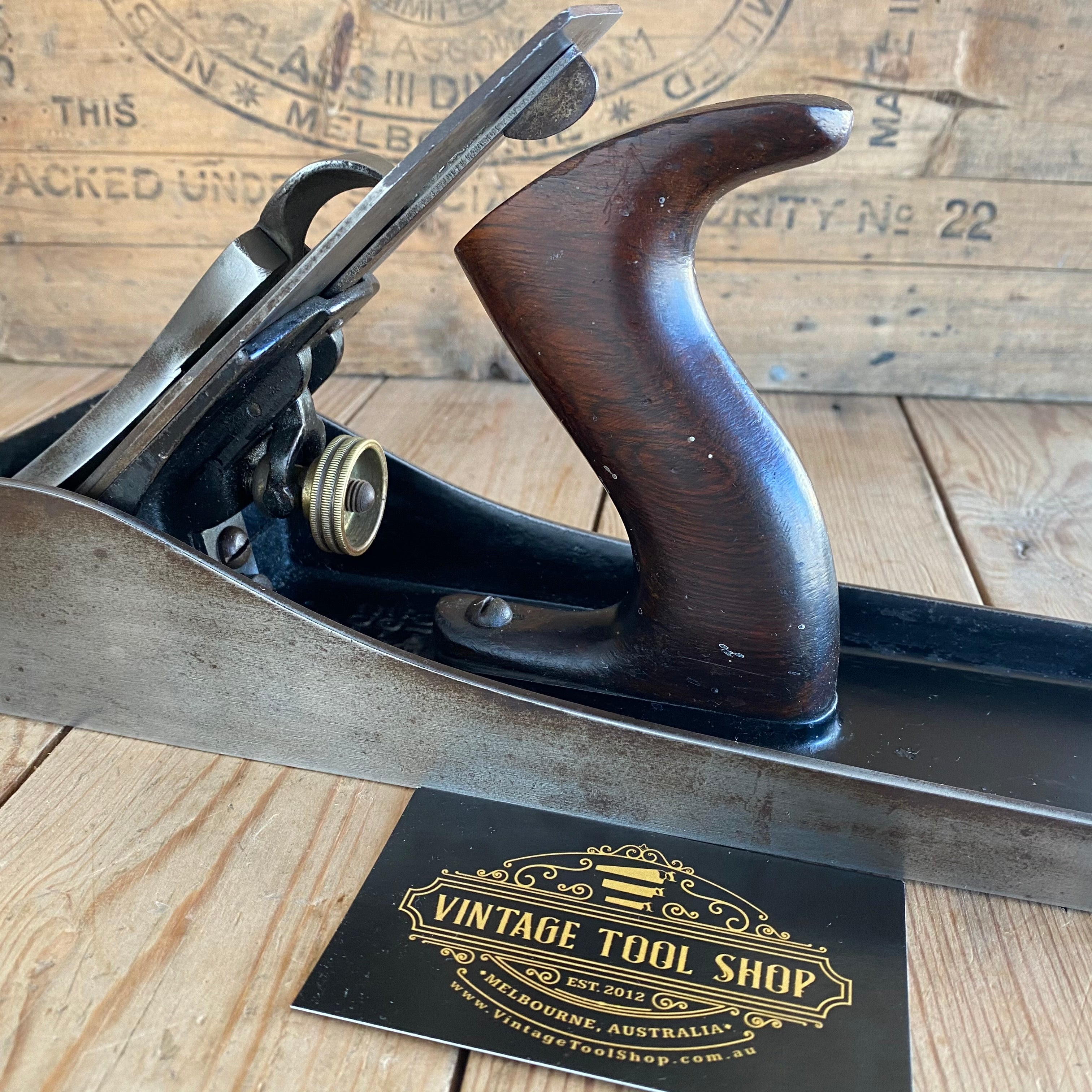 SOLD Vintage STANLEY USA No.7 Type 11 jointer PLANE Rosewood