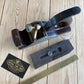 SOLD Antique SLATER England HANDLED INFILL smoothing plane Rosewood T3565