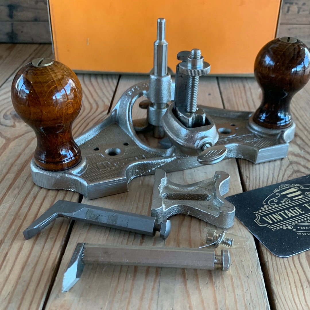 SOLD H219 Vintage STANLEY England  No. 71 Router PLANE IOB