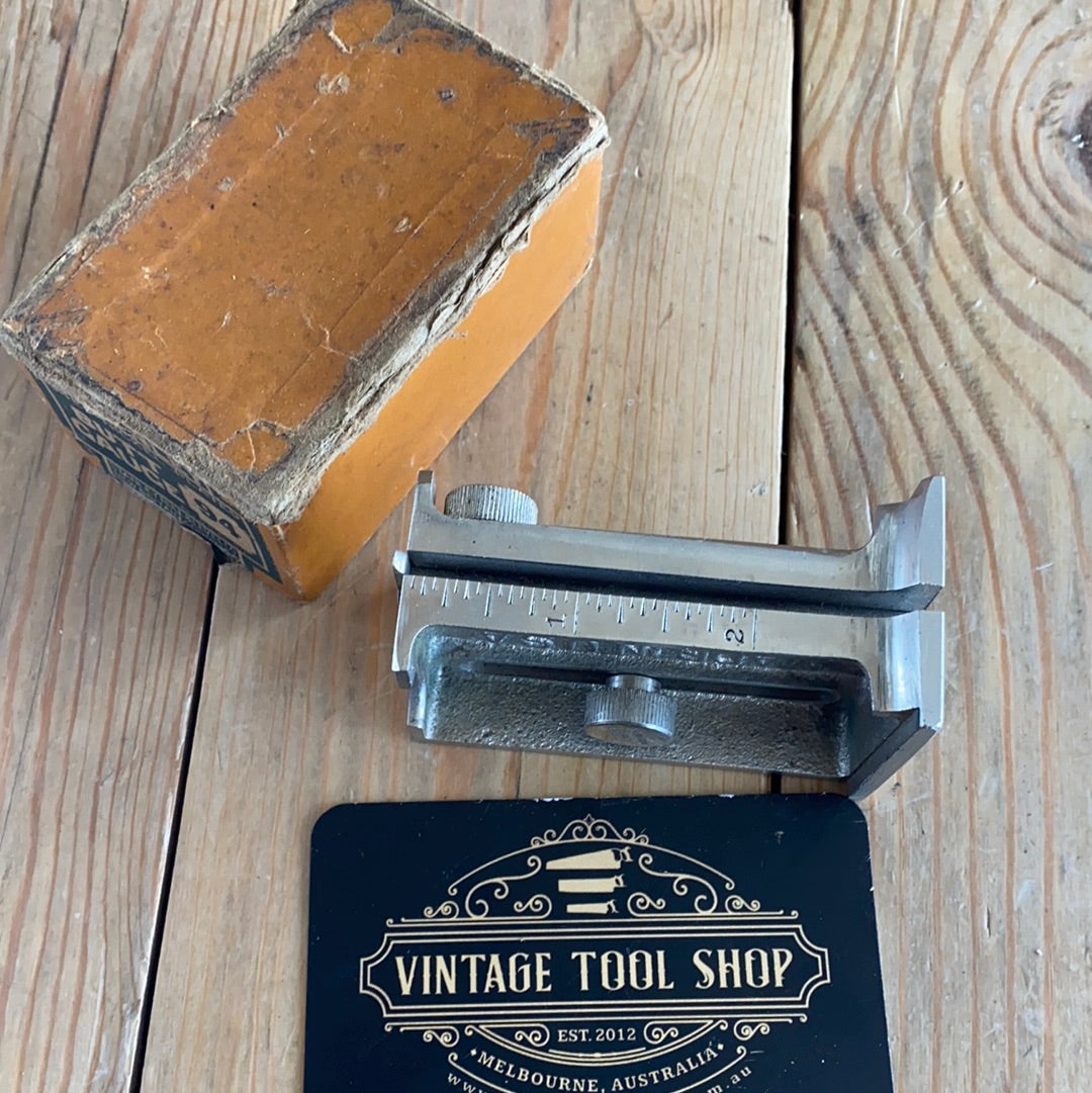 SOLD Vintage STANLEY No.94 butt GAUGE in original BOX instructions T8639