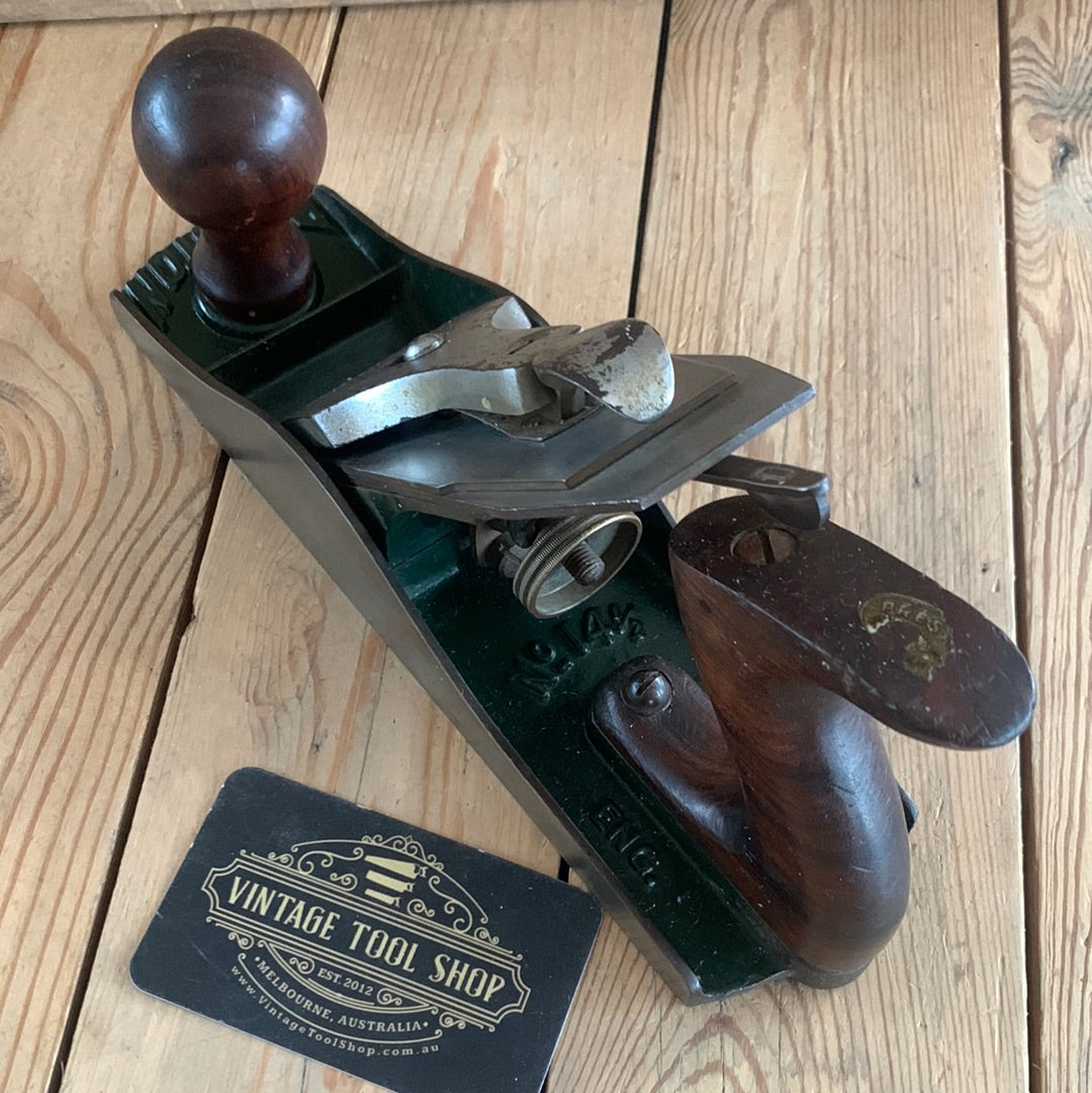 SOLD T9876 RARE Vintage EDWARD PRESTON No.14 1/2 Smoothing PLANE