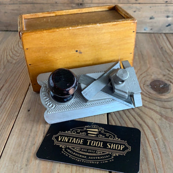 SOLD Vintage RECORD England No.2506 double side rabbet REBATE PLANE in wooden box T8630