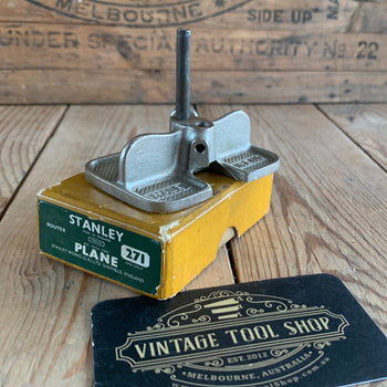 SOLD D729 Vintage STANLEY England No.271 mini ROUTER PLANE in original box