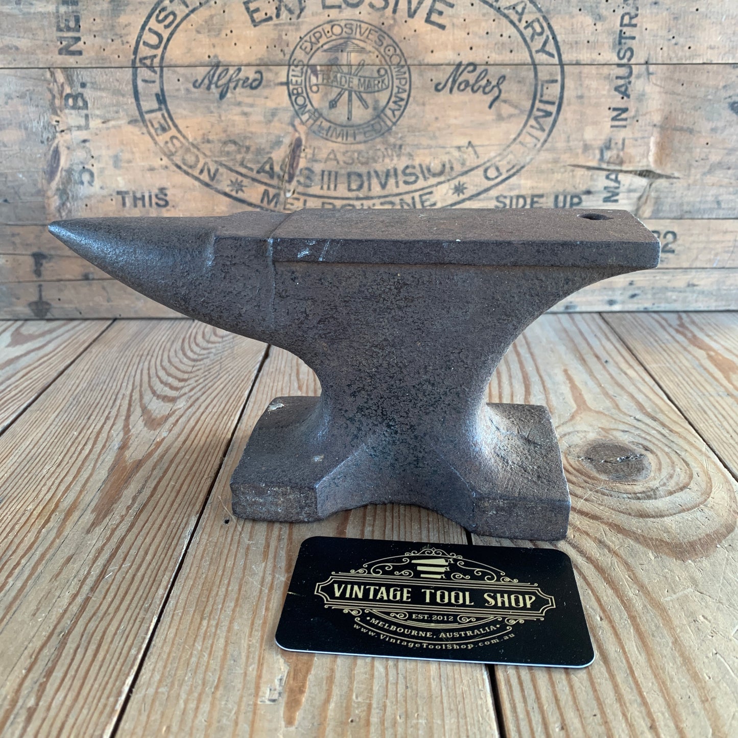 SOLD T9621 Vintage small 4.2 kg jewellers ANVIL